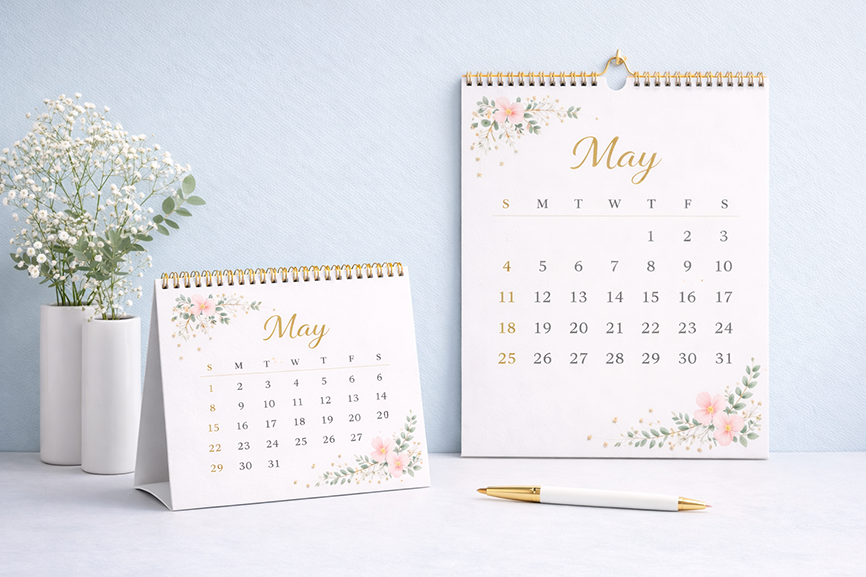 Desk and Wall Calendar Printing Services