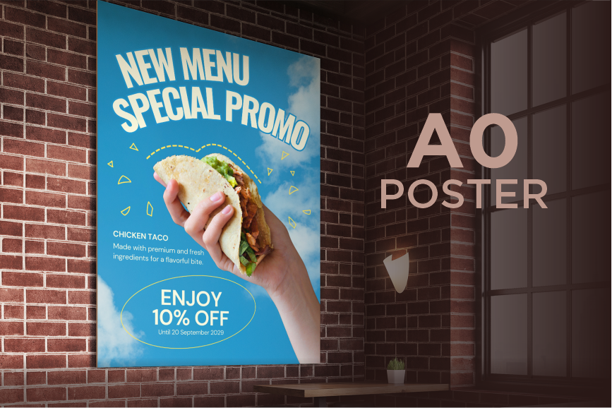 A0 Poster Printing for Large Format Advertising