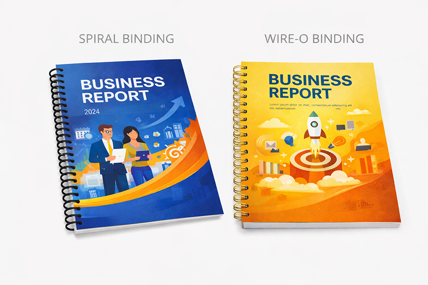 Wiro and Spiral Bound Booklet Printing