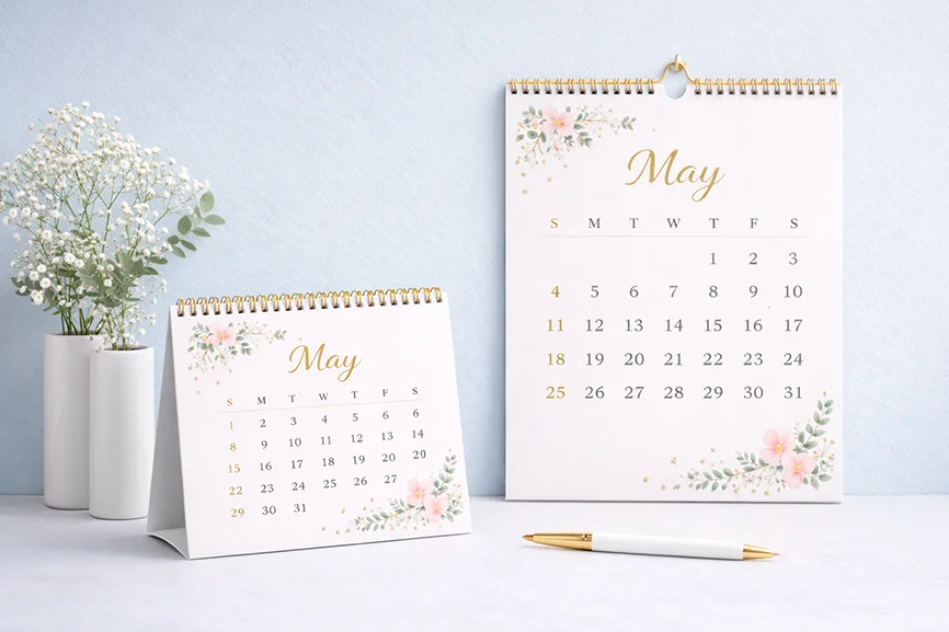 Desk and Wall Calendar Printing Services