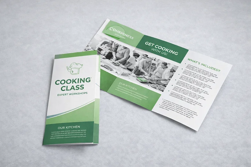 Roll Fold Leaflet Printing
